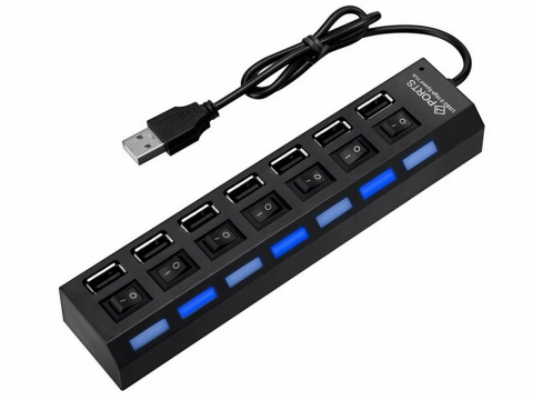 Retelistica - Hub USB Splitter 7 Porturi 2.0