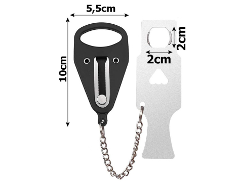 Încuietoare antifurt pentru ușă, de călătorie, pentru camera de hotel [8]