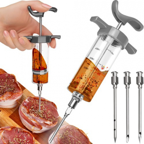Feliatoare manuale - Injector de Carne cu 3 Ace – 50 ml