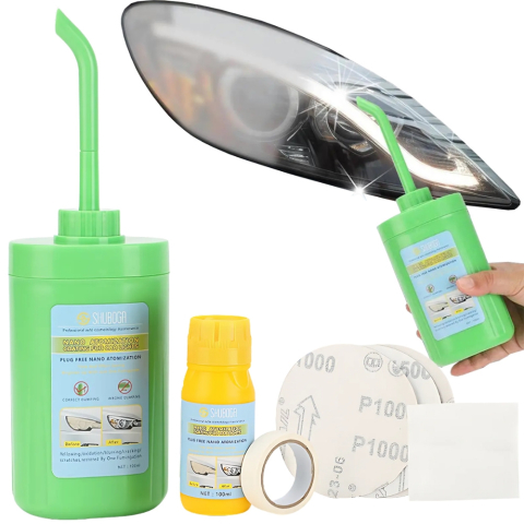 Iluminare Auto - Kit De Reparare, restaurare Faruri Auto, DIY KETTLE
