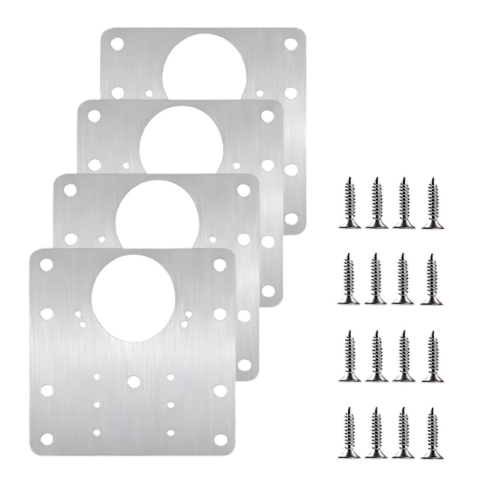 Accesorii scule de mana - KIT REPARARE BALAMALE: PLACĂ PENTRU REPARAREA BALAMALELOR RUPTE (4 BUCĂȚI)