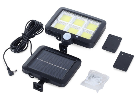 Lampă solară cu 120 LED-uri și senzor de mișcare crepusculară [1]
