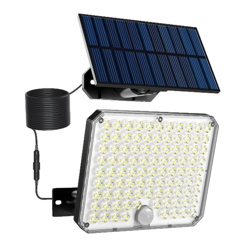 Iluminat & electrice - Lampa Solara de Exterior cu Panou Separat, Senzor Miscare si Telecomanda