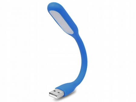 Lampa USB 6 Led-uri, silicon flexibil, negru, verde, alb, albastru si rosu [2]