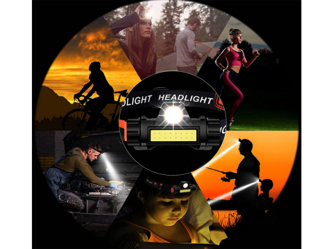 Lanternă frontală Cob 4 în 1 [2]