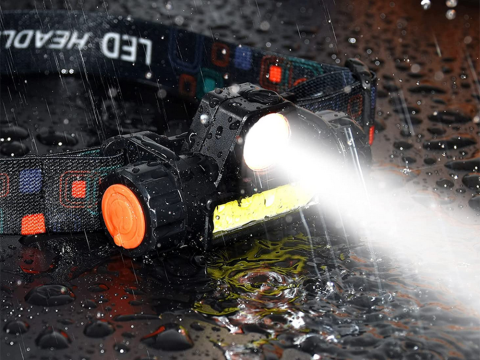 Lanternă frontală Cob 4 în 1 [3]