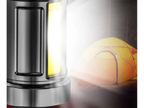 Lanternă reîncărcabilă bivouac cu LED-uri puternice pentru poliția militară, USB [5]