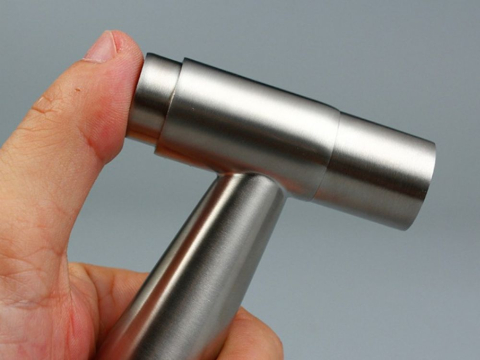 Mâner metalic de bideu cu presiune și buton pentru bideu WC [2]