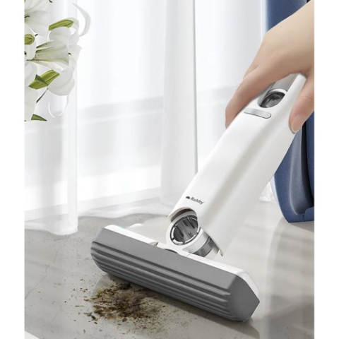 Mini mop curatenie baie, compact cu 2 accesorii [2]