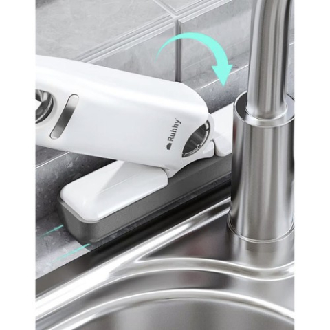 Mini mop curatenie baie, compact cu 2 accesorii [8]