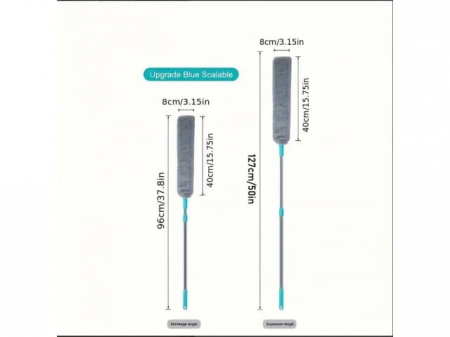 Mop subtire pentru spatii inguste, coada telescopica, 1.27 cm [3]