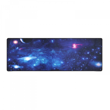 Mousepad - Mousepad gaming/birou, Iso trade, Antiderapant, 880x300 cm, Albastru