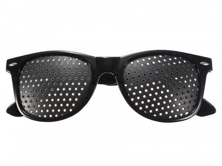 Ochelari pinhole cu lentile cu gaurele, Amelioreaza oboseala, Pentru Protectie, Unisex, Plastic [5]