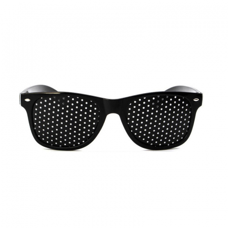 Ochelari pinhole cu lentile cu gaurele, Amelioreaza oboseala, Pentru Protectie, Unisex, Plastic [4]