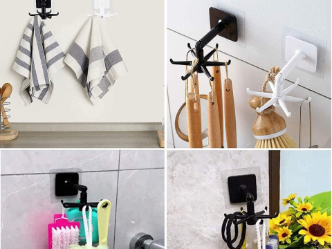 Organizator multifunctional rotativ pentru bucătărie și baie [4]