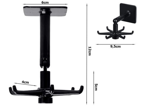 Organizator multifunctional rotativ pentru bucătărie și baie [1]