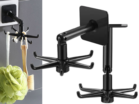 Suporturi si accesorii de baie - Organizator multifunctional rotativ pentru bucătărie și baie