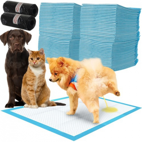 Pet Shop - Pachet igienic absorbant - 100 buc + saci