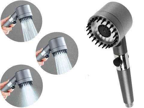 Para de duș cu 3 moduri de funcționare, cu funcție de oprire,  filtrul înlocuibil, economică [6]
