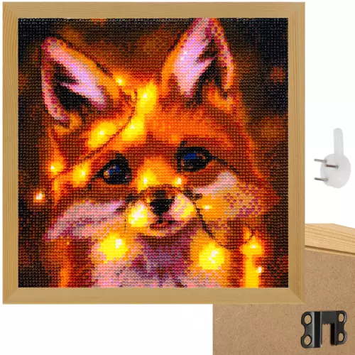 Sisteme de afisare, prezentare si plannere - Rama lemn de pin, special goblen 30 x 30cm