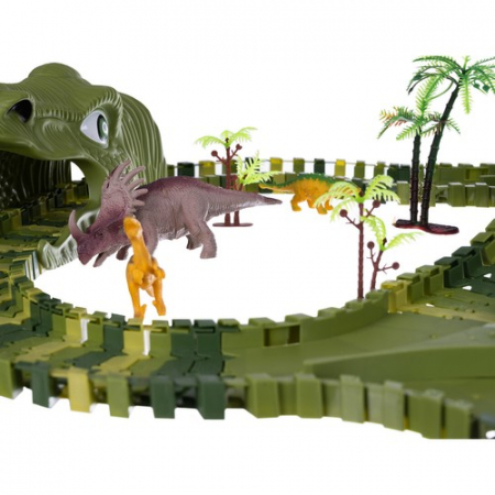 Pista de mașini de dinozaur 240 de piese [4]