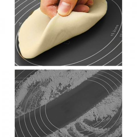 Placă de patiserie din silicon + sucitor [13]