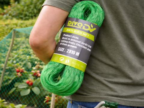 Plasă pentru păsări – plasă de protecție 2x10m pentru grădini, copaci și pomi fructiferi – rezistentă [11]