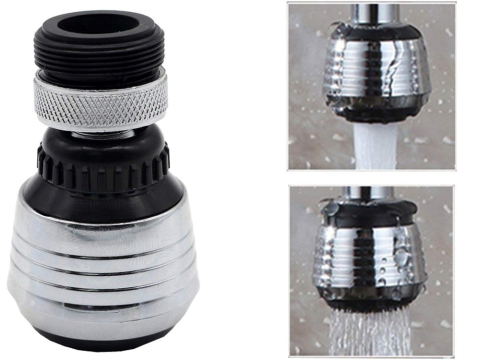 Prelungitor, extensie robinet aerator mobil 360° [1]