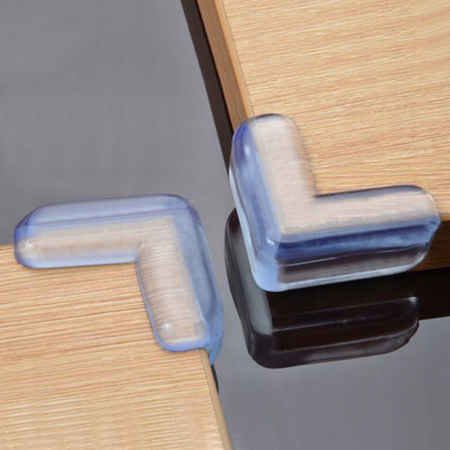 Protectie colturi din silicon transparent 4 bucati [5]