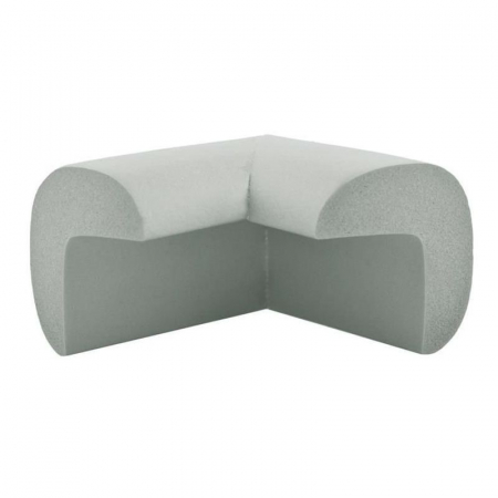 Sisteme de siguranta copii - Protectie colturi mobila si muchii, Malatec, spuma, 5.5x3 cm, set 4 bucati, gri