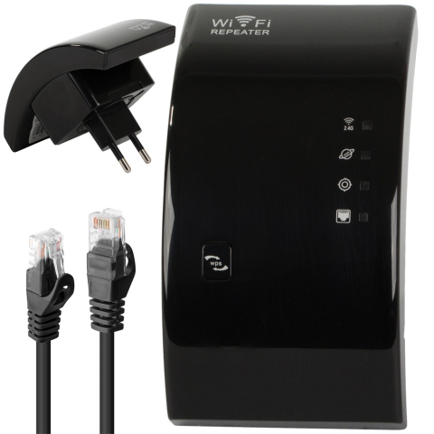 IT & Mobile - Amplificator, extender semnal internet Wi-Fi 300Mbps, punct de acces 2.4G puternic