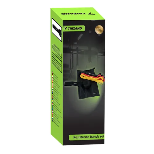 Set de benzi elastice pentru exerciții – 3 buc. Trizand, de la 2 kg la 30 kg [3]