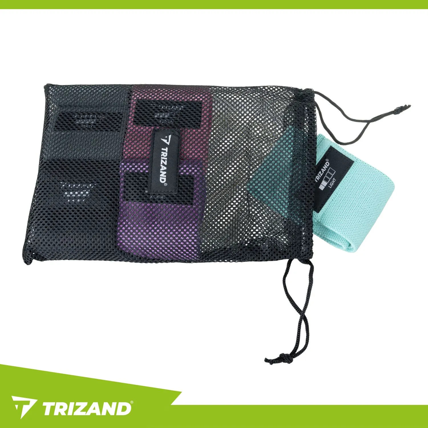 Set de benzi elastice pentru exerciții - 5 buc. Trizand [5]