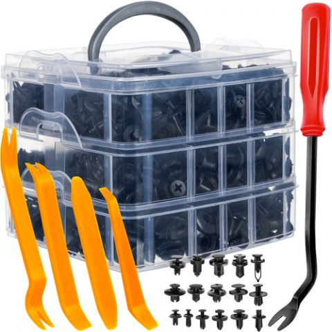 Accesorii auto - Set de clipsuri pentru mașină + extractor