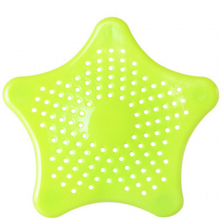 Dispensere - Sita din silicon pentru protectie anti infundare scurgere sifon chiuveta, cada, pardoseala, baie sau bucatarie, model steluta albastra