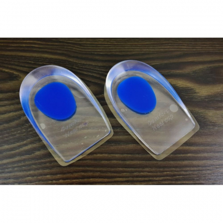 Suport din silicon gel, 2 buc, pentru calcaie, cu membrana antialunecare, pentru ameliorarea durerilor cauzate de fasciita plantara [4]