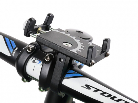 Suport telefon, ghidon bicicleta, aluminiu [8]