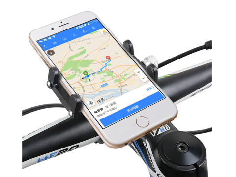 Suport telefon, ghidon bicicleta, aluminiu [1]