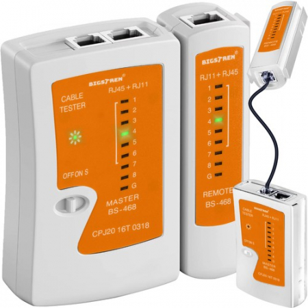 Accesorii scule de mana - Tester cablu internet mufe RJ45/RJ11