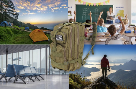 Rucsac militar XL, verde [9]