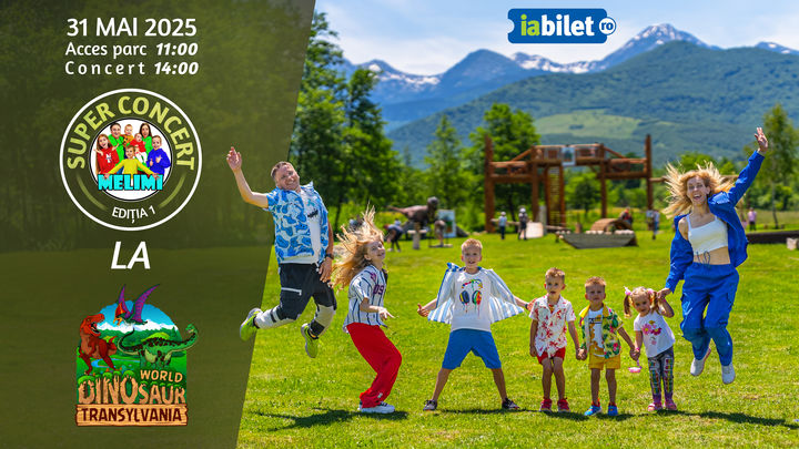 SIBIȘEL: Concert MELIMI la Dinosaur World Transylvania (31 mai 2025)