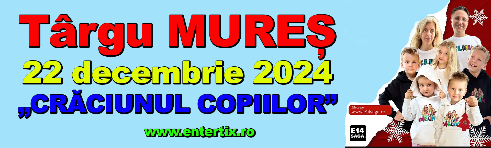 Crăciunul copiilor în Tg Mureș (22 decembrie 2024)