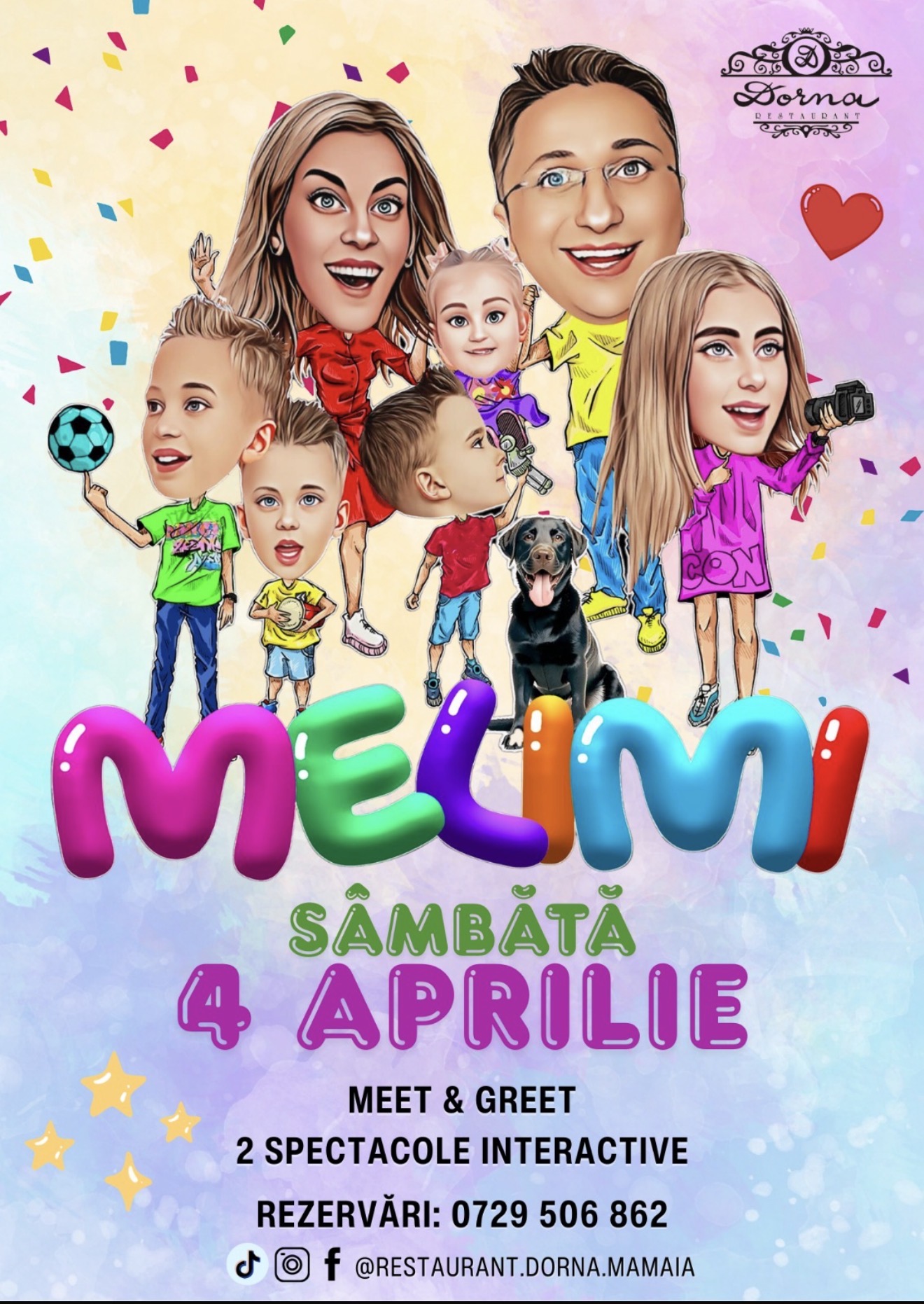 CONSTANȚA: Familia MeliMi la Restaurant Dorna Mamaia (04 aprilie 2026)