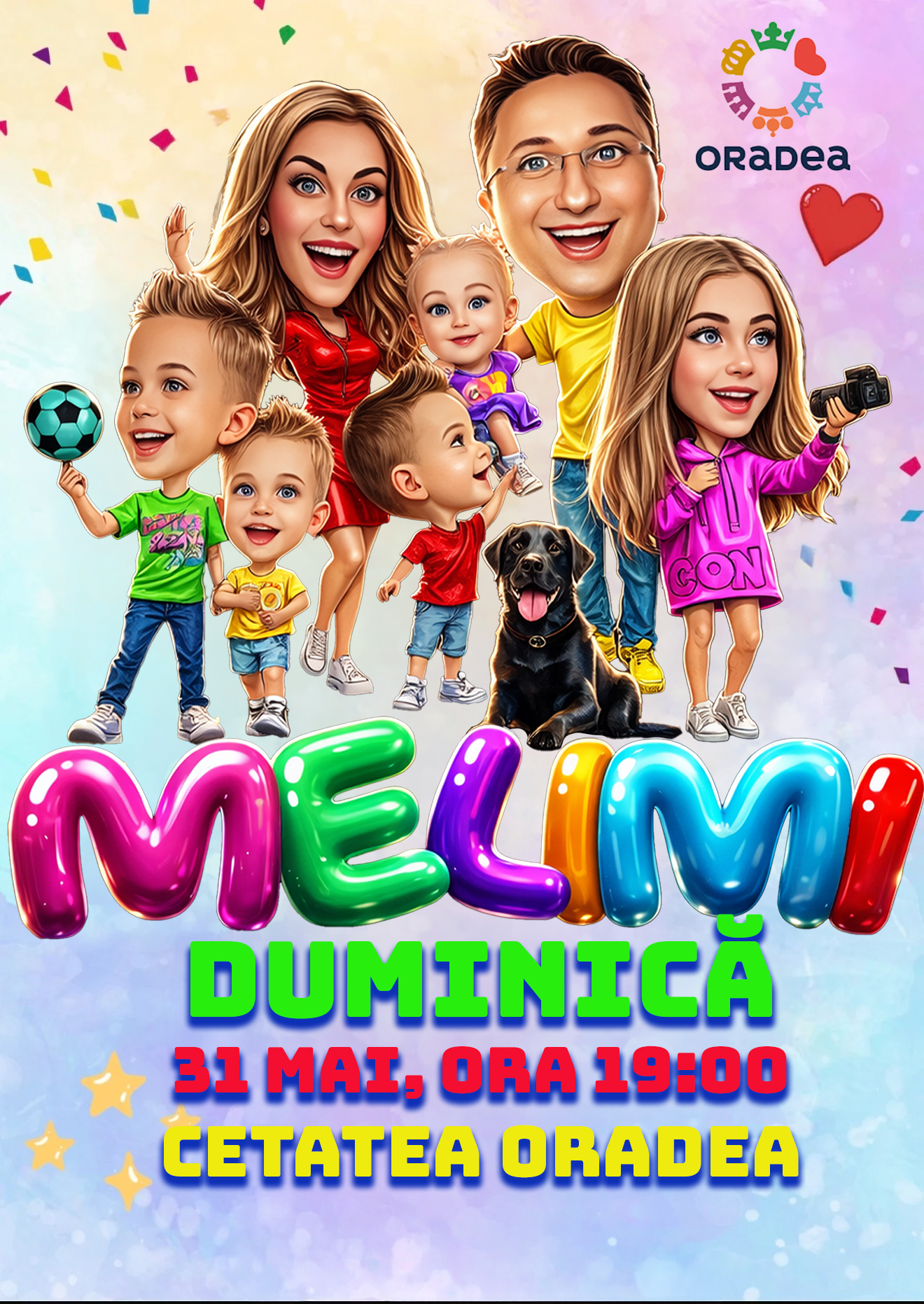 Oradea: Familia MeliMi în Cetatea Oradea (31 mai 2026)