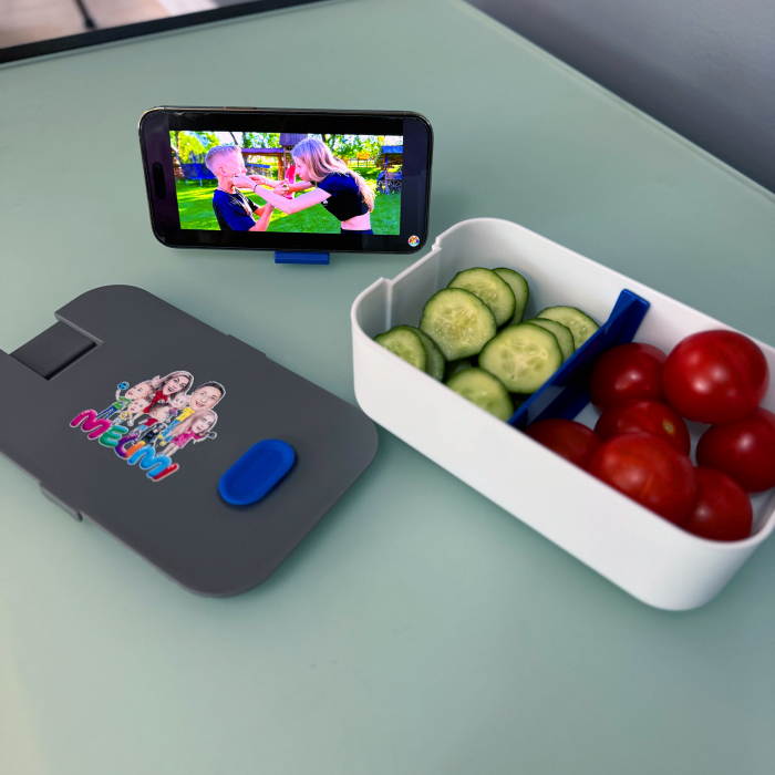 Lunch box #2 suport de telefon (albastru) [4]