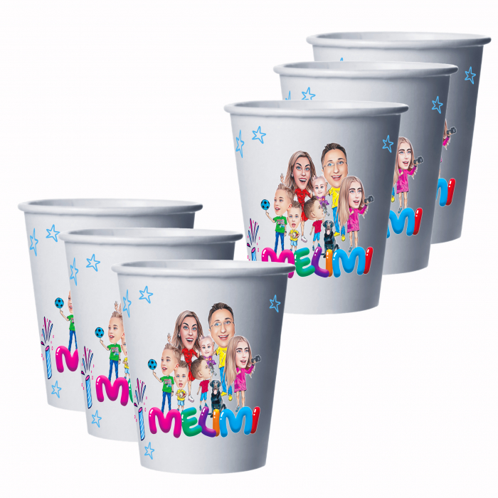 Pahare carton #1 set din 6 bucăți [3]