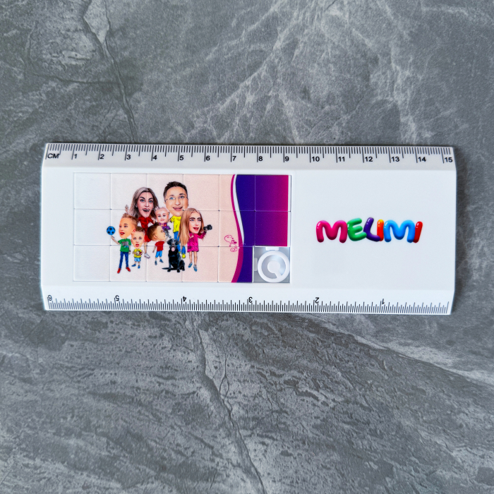 Riglă linear #4 cu puzzle [5]