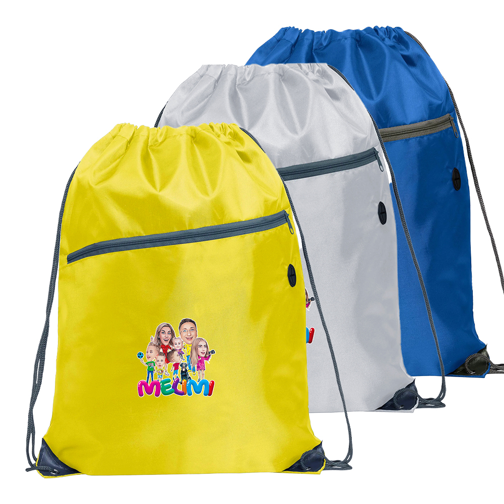 Geantă rucsac tip sac MELIMI cu buzunar cu fermoar [1]