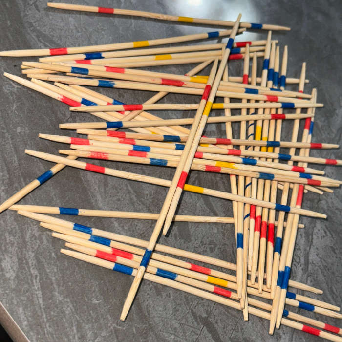 Set de 4 jocuri #1 mikado, șah, dame și domino [7]