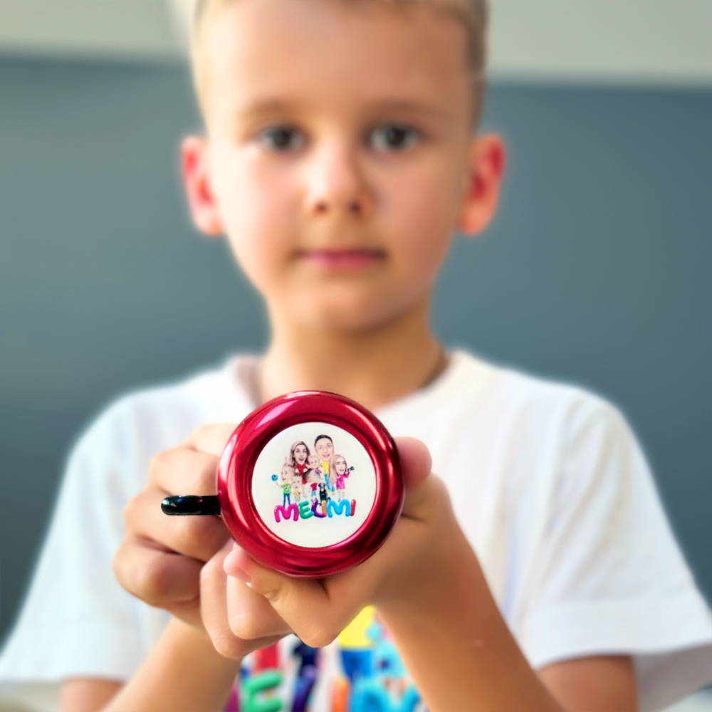 Sonerie bicicletă Melimi cu caricatura pentru copii [5]